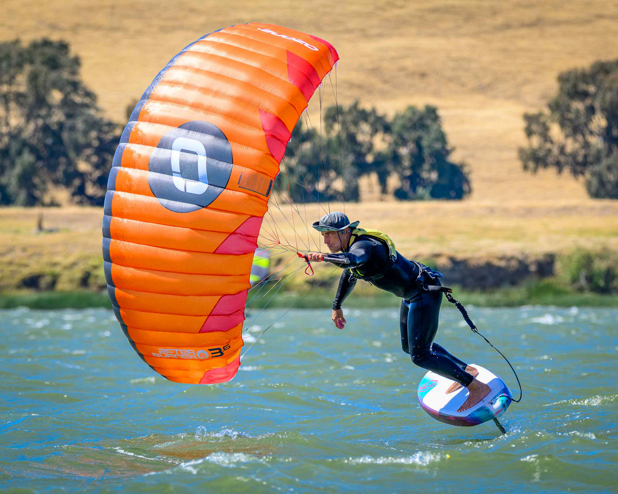 Ozone AFTERBURNER Parawing riding the swell