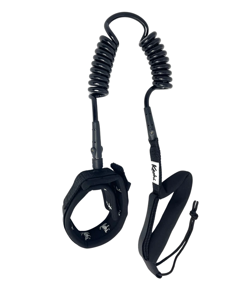 Kāohi Grip Leash Double Coil 8 mm