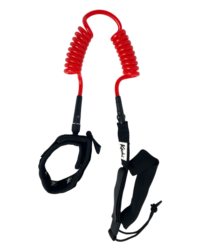 Kāohi Grip Leash Double Coil 8 mm