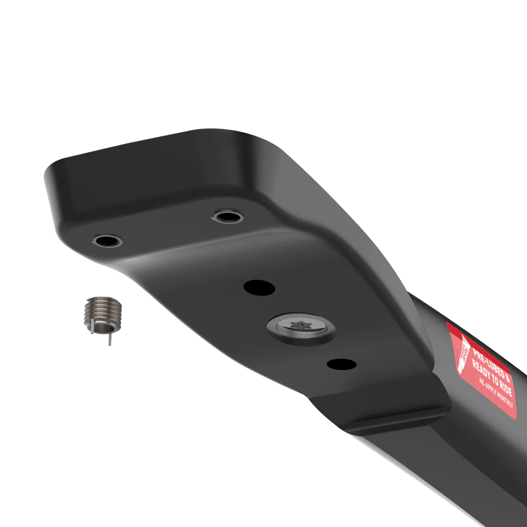 Black ADVANCE + FATTY Fuselages w/ Zinc insert, Titanium screw inserts, screws and Sleeve / Cover