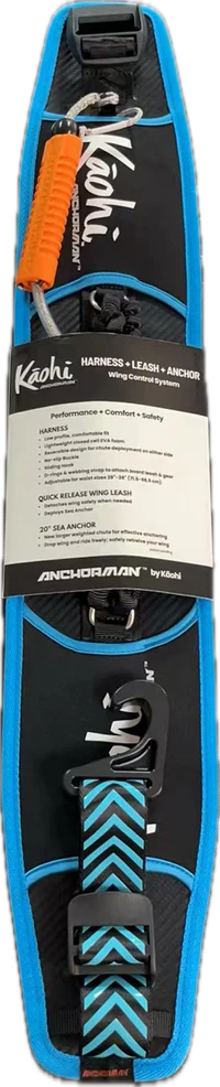 Kaohi ANCHORMAN Harness + Wing Leash + Anchor