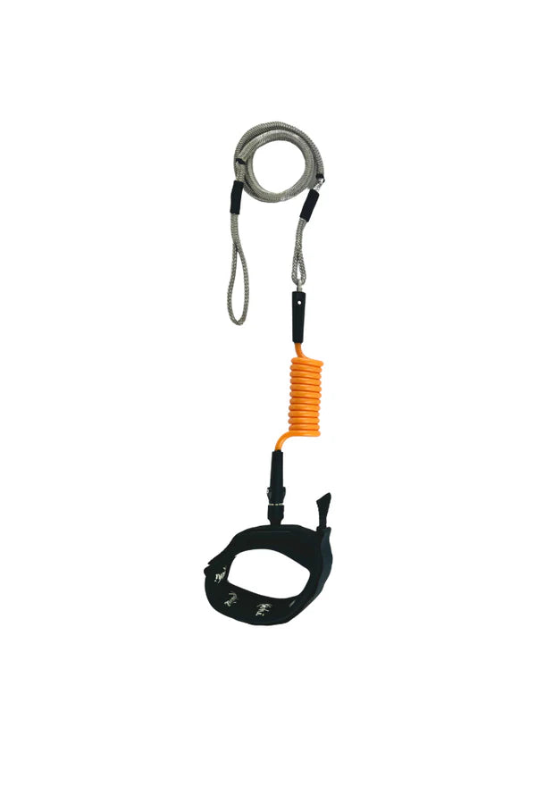 Kaohi INVIZ Hybrid Leash for Downwind Foiling - 30" Dyneema