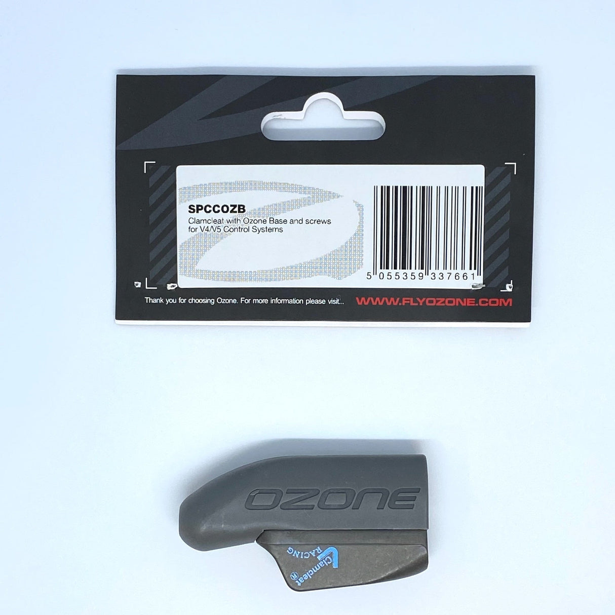 Ozone Clamcleat with Ozone Base and screws for V4/V5 Control Systems