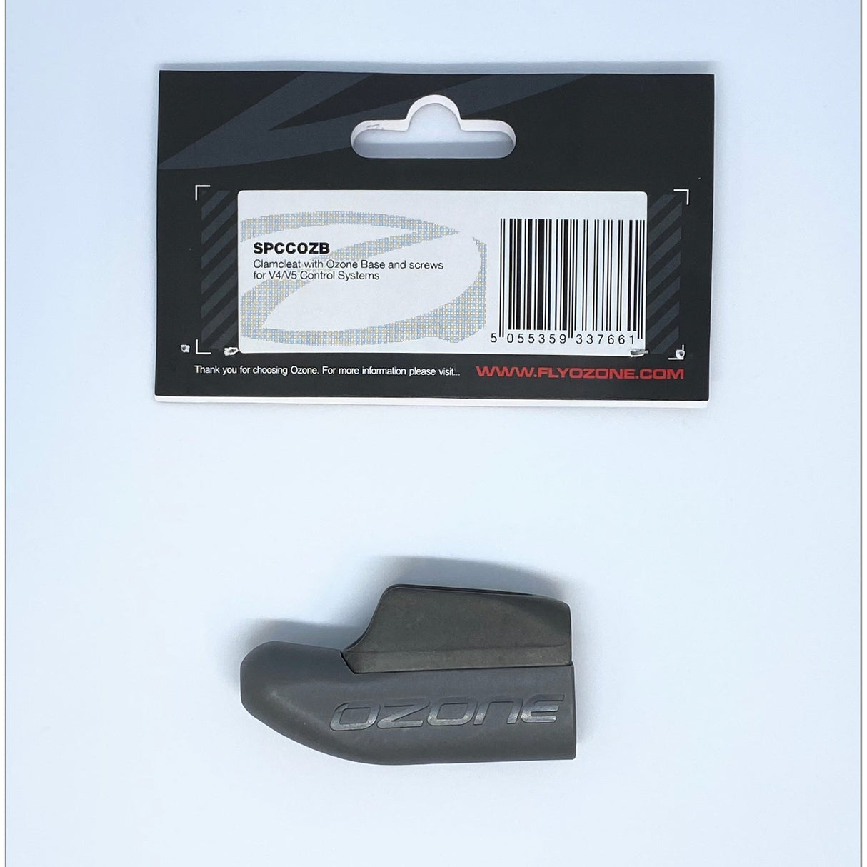 Ozone Clamcleat with Ozone Base and screws for V4/V5 Control Systems