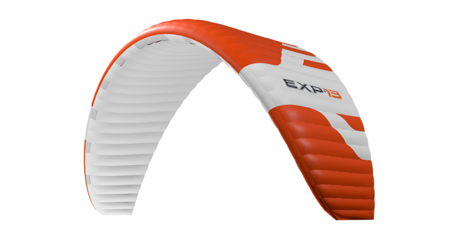 Ozone EXP V2 snowkite Orange/White/White