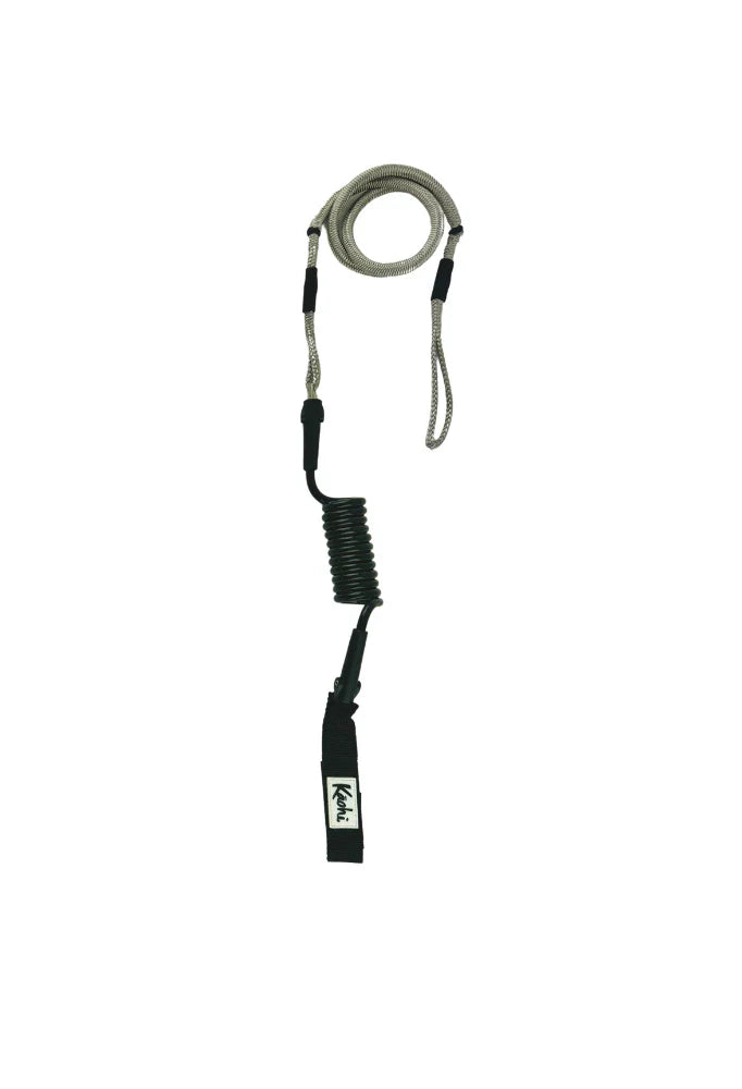 Kaohi INVIZ Hybrid Leash for Downwind Foiling - 30" Dyneema