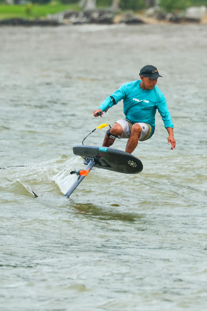 Kāohi INVIZ Mini Hybrid Leash (Prone Coil+Bungee)