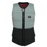 Mystic Renegade Impact Vest Fzip Wake Tidal Blue front