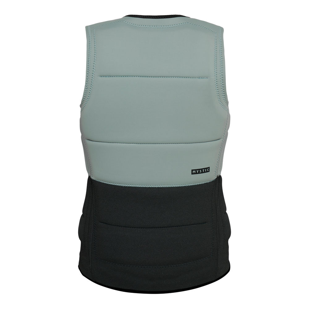 Mystic Renegade Impact Vest Fzip Wake Tidal Blue back