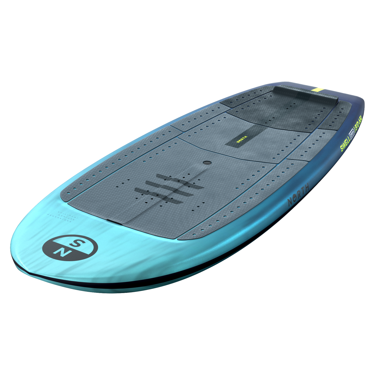 North Swell Pro Foil Board Ocean Green side