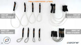 Ozone Wing/Parawing Double Attachment Fixed Loop Harness Line