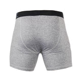 Mystic quickdry boxers grey back view