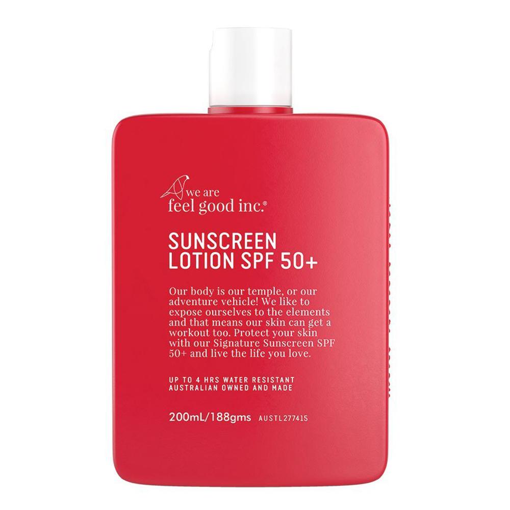 We Are Feel Good Sunscreen Lotion original formula front 50+ 200ML